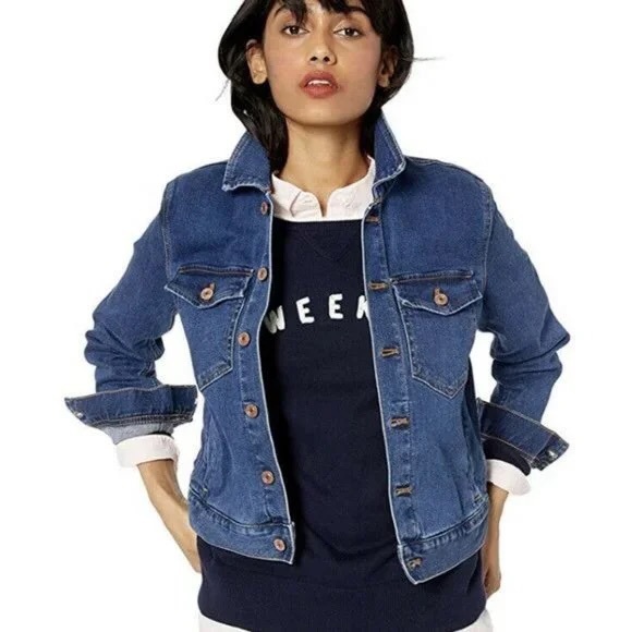 J Crew Mercantile Denim Jacket SZ S